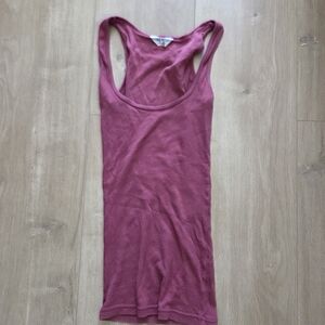 Hard Tail Women’s Sleeveless Ribbed Tank Top - Rose Pink